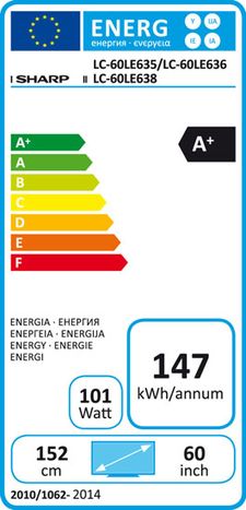 T�l�viseur LED Sharp LC-60LE635E