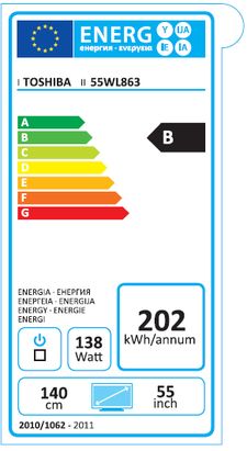 T�l�viseur LED Toshiba 55WL863