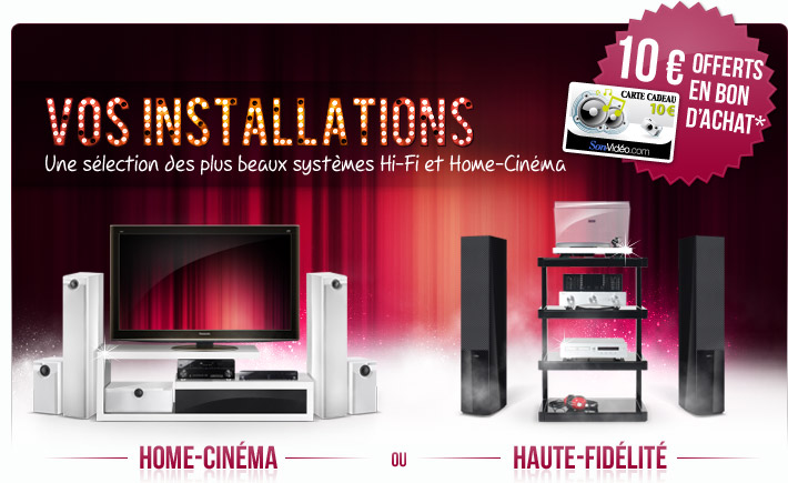Vos Installations : Une sélection des plus beaux systèmes Hi-Fi et Home-Cinéma. Envie de partager votre installation ? Vous aussi, postez voter installation !