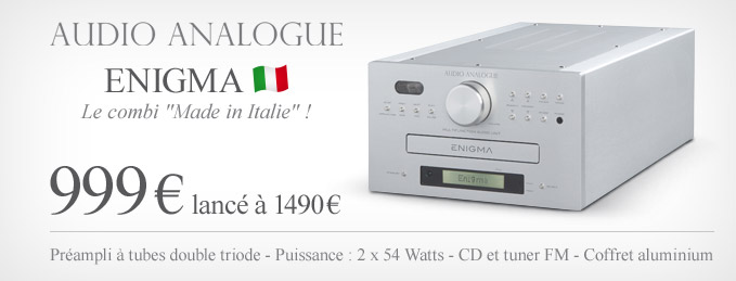 Le combi ampli-CD made in Italie : Audio Analogue Primo Enigma Rev 2.0