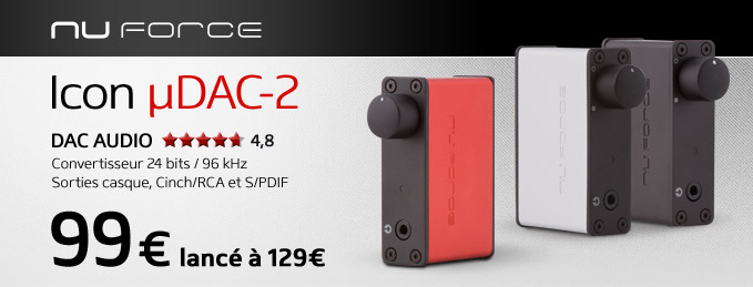 NuForce Icon �DAC-2 : DAC Audio 24 bits / 96 kHz