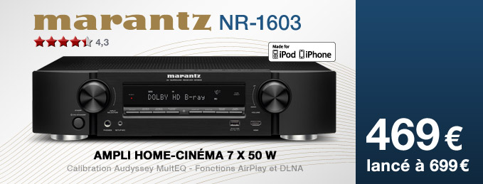 L'ampli le plus s�duisant : Marantz NR-1603