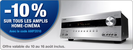 -10% sur les Amplis AV