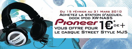 PDR Pioneer : casque pour 1 euro de plus ! PDR Pioneer : casque pour 1 euro de plus !