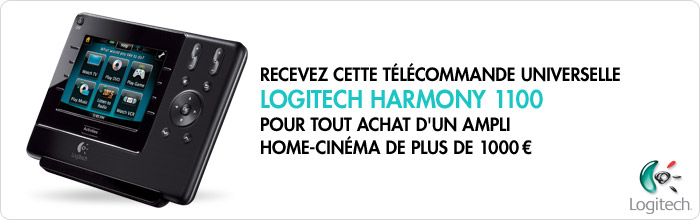 Télécommande Logitech Harmony offerte