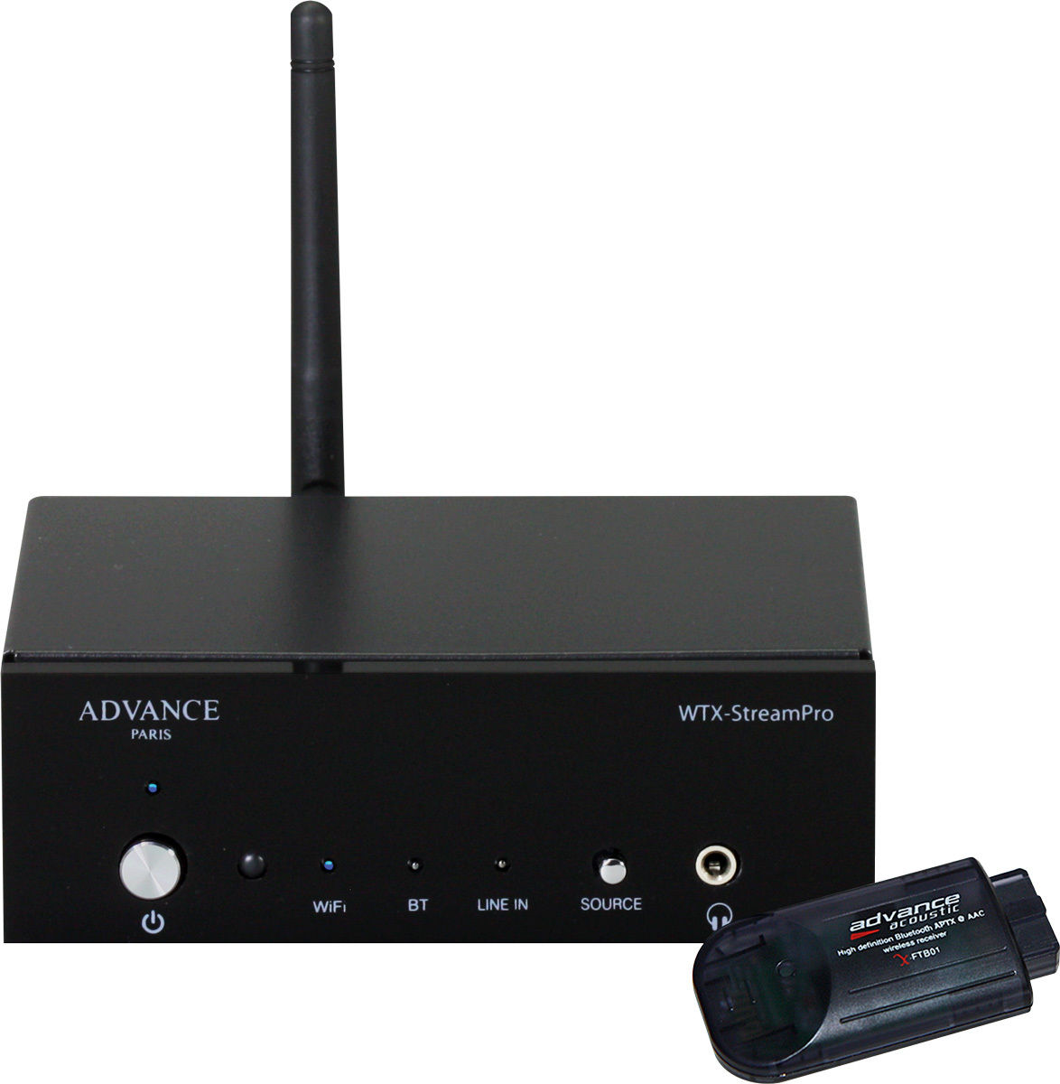 Lecteurs réseau audio Advance Paris WTX Microstream Pro + X-FTB01