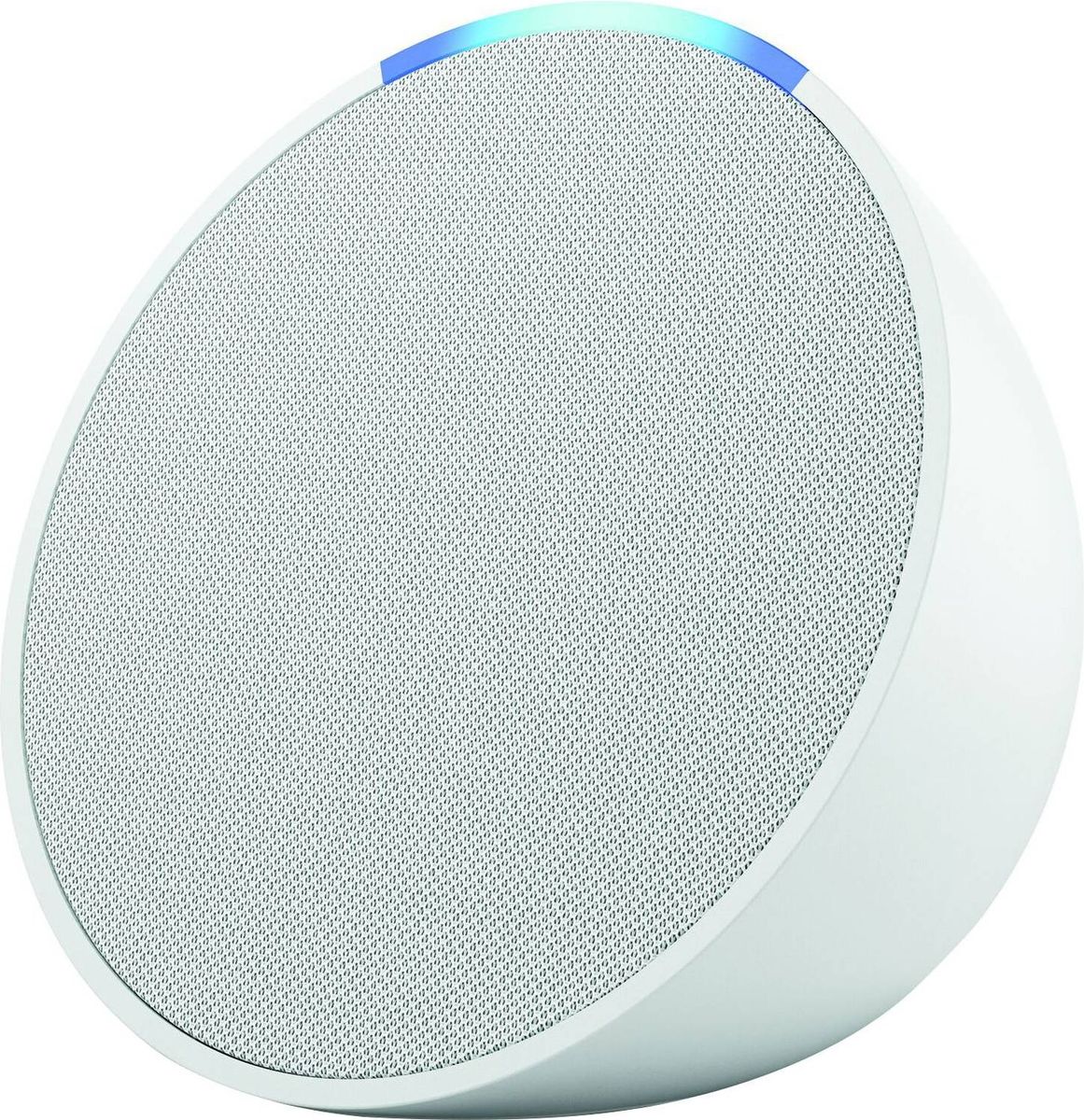 Echo Pop | Enceinte connectée Bluetooth compacte au son riche, avec Alexa | Blanc+ housse « Made for » pour Echo Pop (Modèle 2023), Rouge