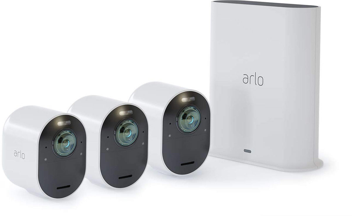 Caméras de surveillance Arlo Ultra VMS5340 (base + 3 caméras)
