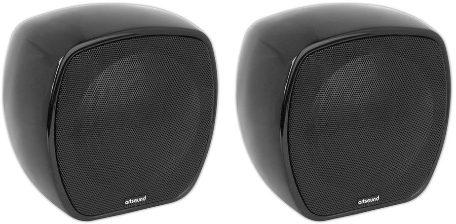Enceintes satellites Artsound AS410 Noir (la paire)