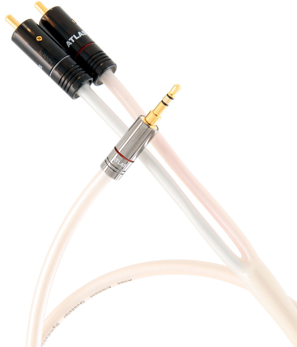 Câbles jack/mini-jack Atlas Element Integra Metik 3,5 RCA (1,5 m)