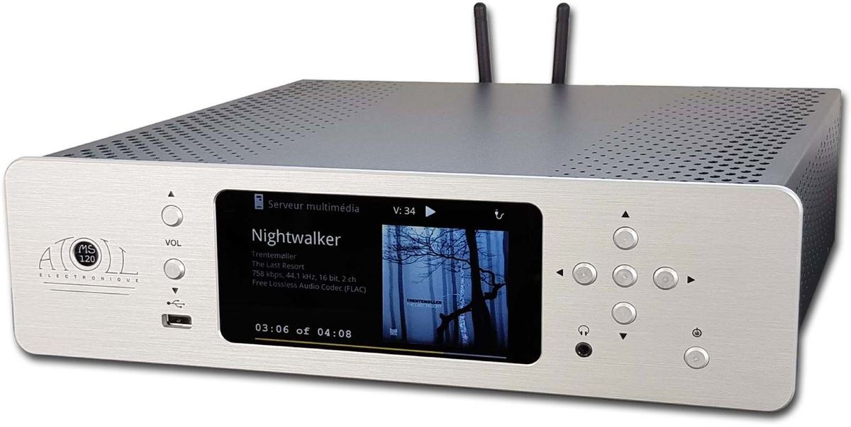 Lecteurs réseau audio Atoll MS120 Silver