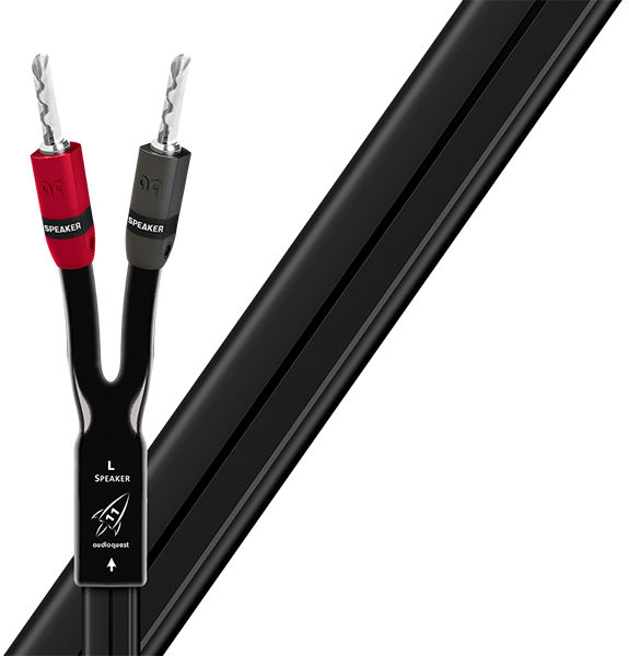 Câbles d'enceintes montés Audioquest Rocket 11 Bananes (2 x 3 m)
