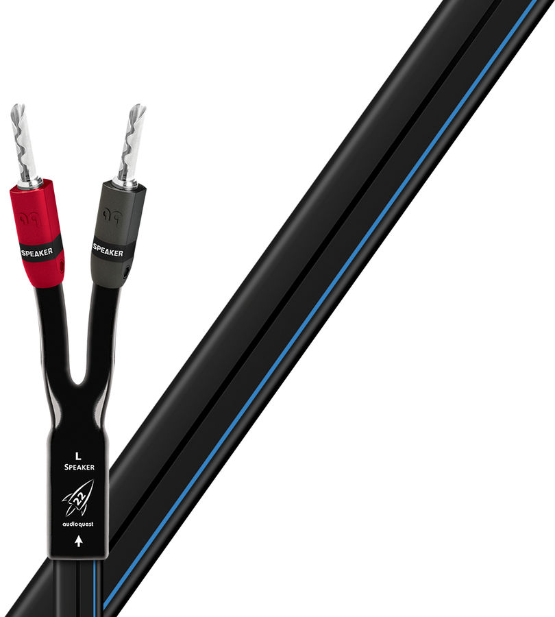 Câbles d'enceintes montés Audioquest Rocket 22 Bananes (2 x 3 m)