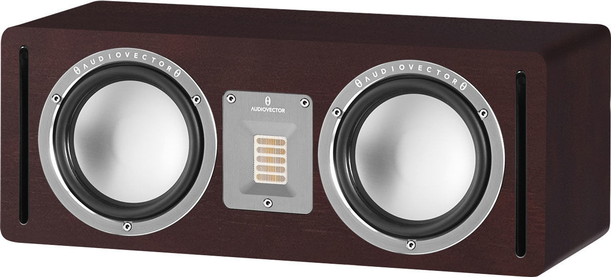 Enceintes centrales Audiovector QRC Noyer verni