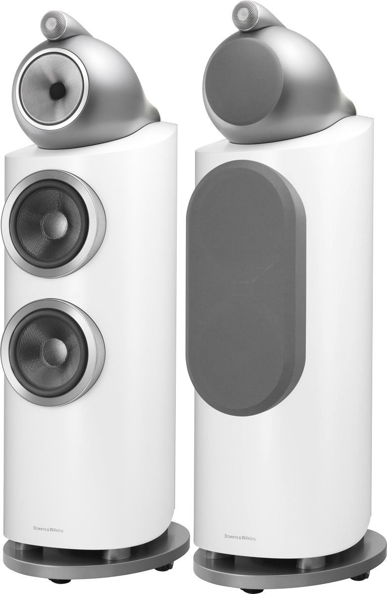 Enceintes colonne B&W 802 D3 Blanc Satin