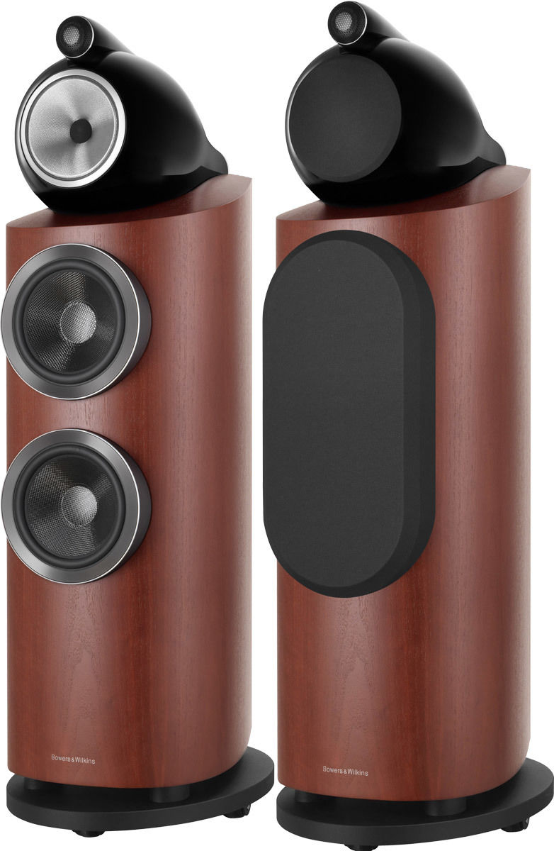 Enceintes colonne B&W 802 D3 Bois de Rose