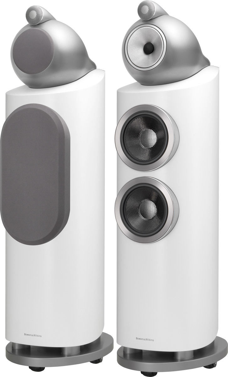 Enceintes colonne B&W 803 D3 Blanc Satin