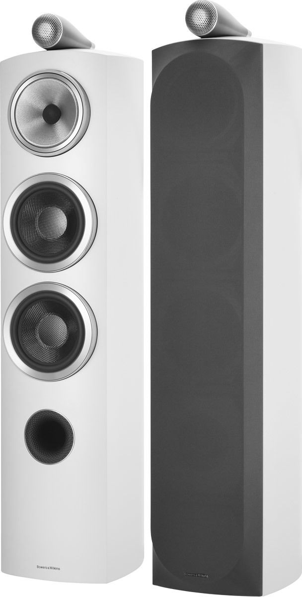 Enceintes colonne B&W 804 D3 Blanc Satin
