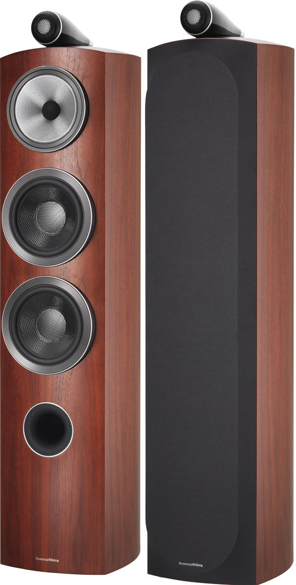 Enceintes colonne B&W 804 D3 Bois de Rose