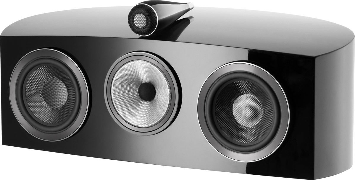 Enceintes centrales B&W HTM2 D3 Noir Laqué