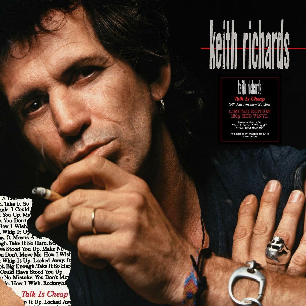 Disques vinyle Rock Pop BMG Keith Richards - Talk Is Cheap (1 LP rouge)