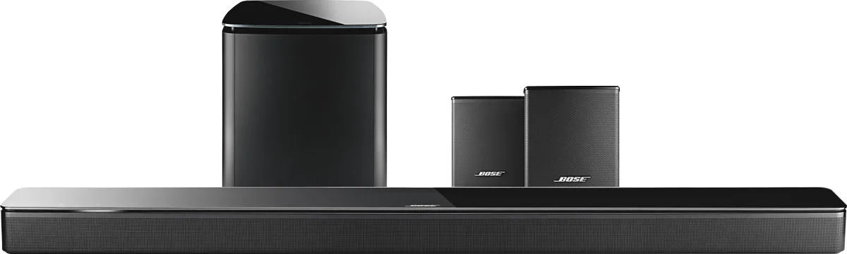 Home-cinéma sans fil Bose Soundbar 700 EU Noir + Bass Module 700 Noir + Surround Speakers Noir