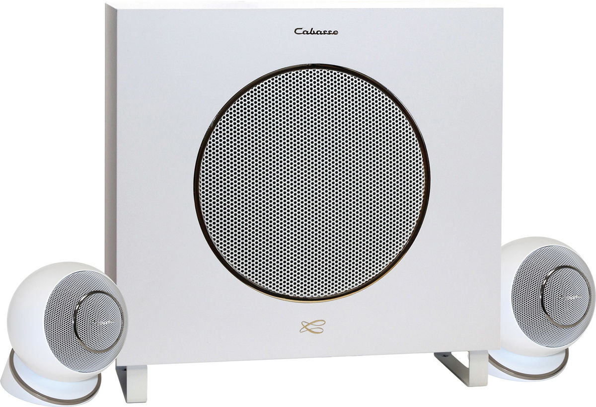 Enceintes compactes Cabasse Eole 2.1 Blanc