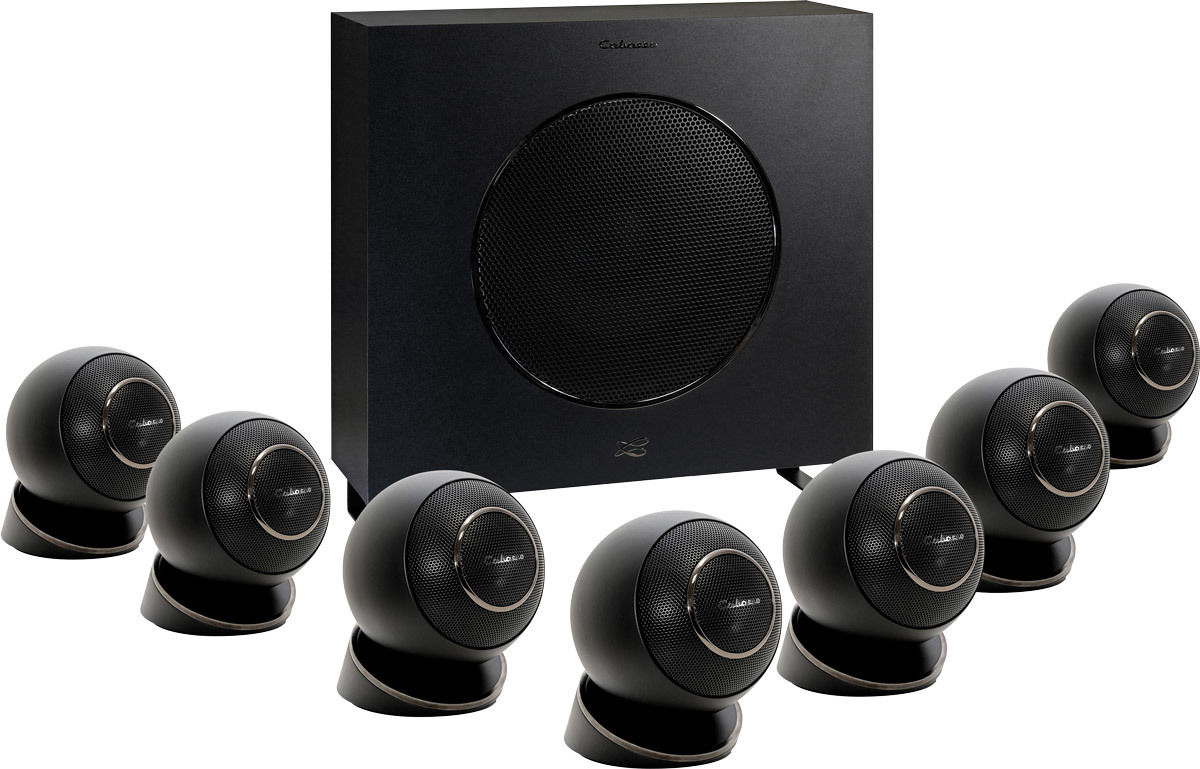 Packs d'enceintes compactes Cabasse Eole 4 Noir 7.1