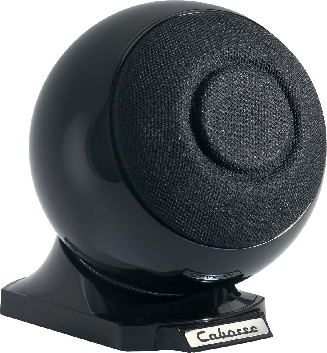 Enceintes satellites Cabasse iO2 Noir laqué sur socle