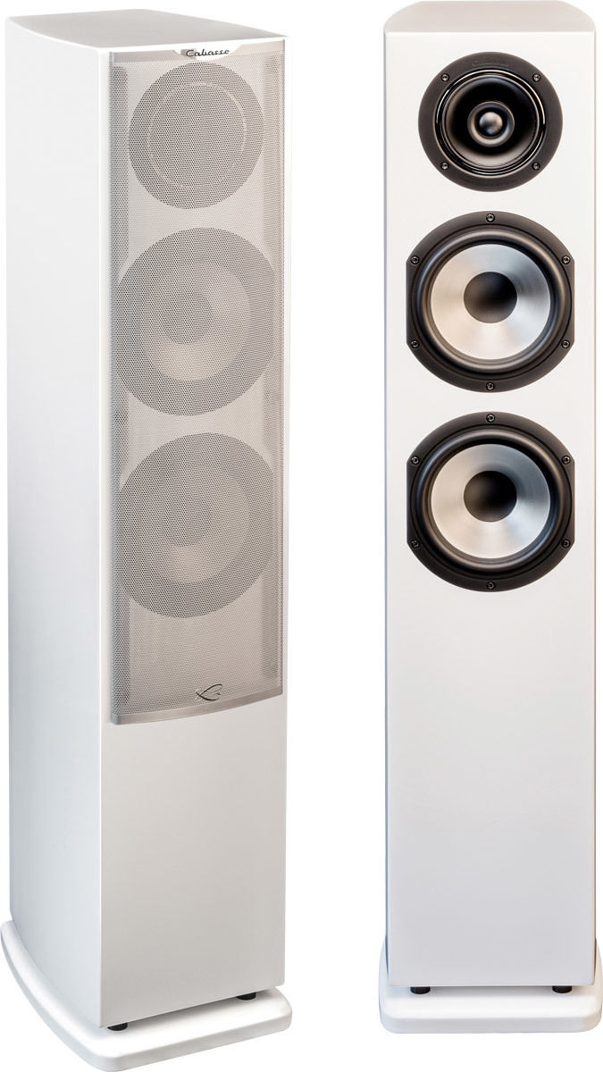 Enceintes colonne Cabasse MC170 Jersey Blanc laqué