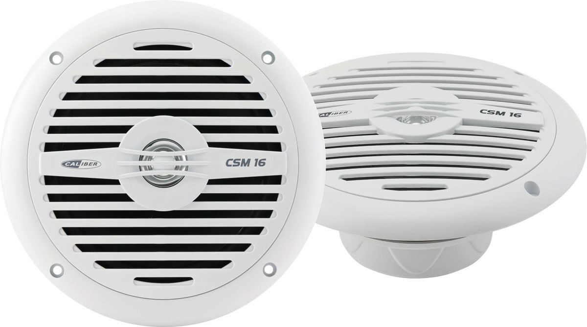 Haut-parleurs embarqués Caliber CSM16 Blanc (la paire)