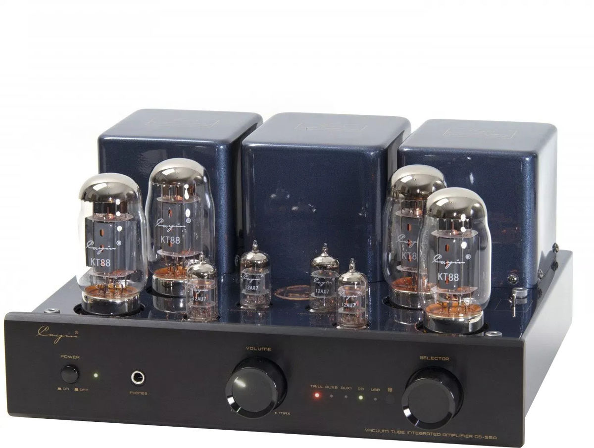 Amplis hi-fi stéréo Cayin CS-55A KT88 Noir