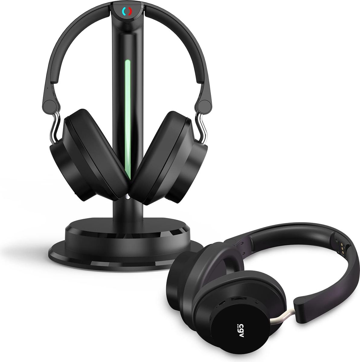Casque Audio Sans Fil CGV HEL PRELUDE 2 Pour TV & HiFi - Bluetooth Et Jack 3.5mm, Noir, Neuf Sous Blister