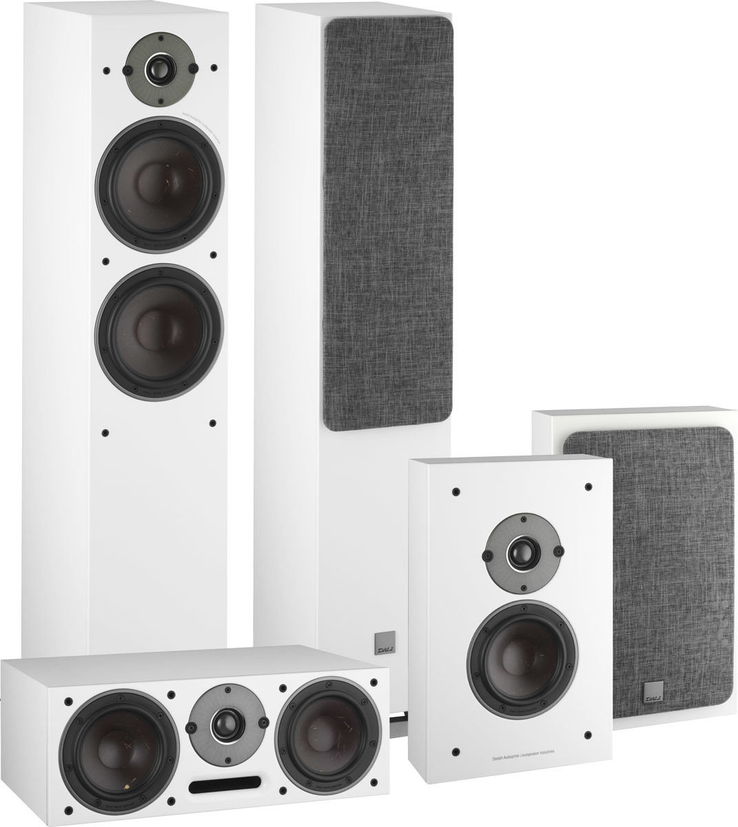 Packs d'enceintes grand spectacle Dali Oberon 7 HCM 5.0 Blanc