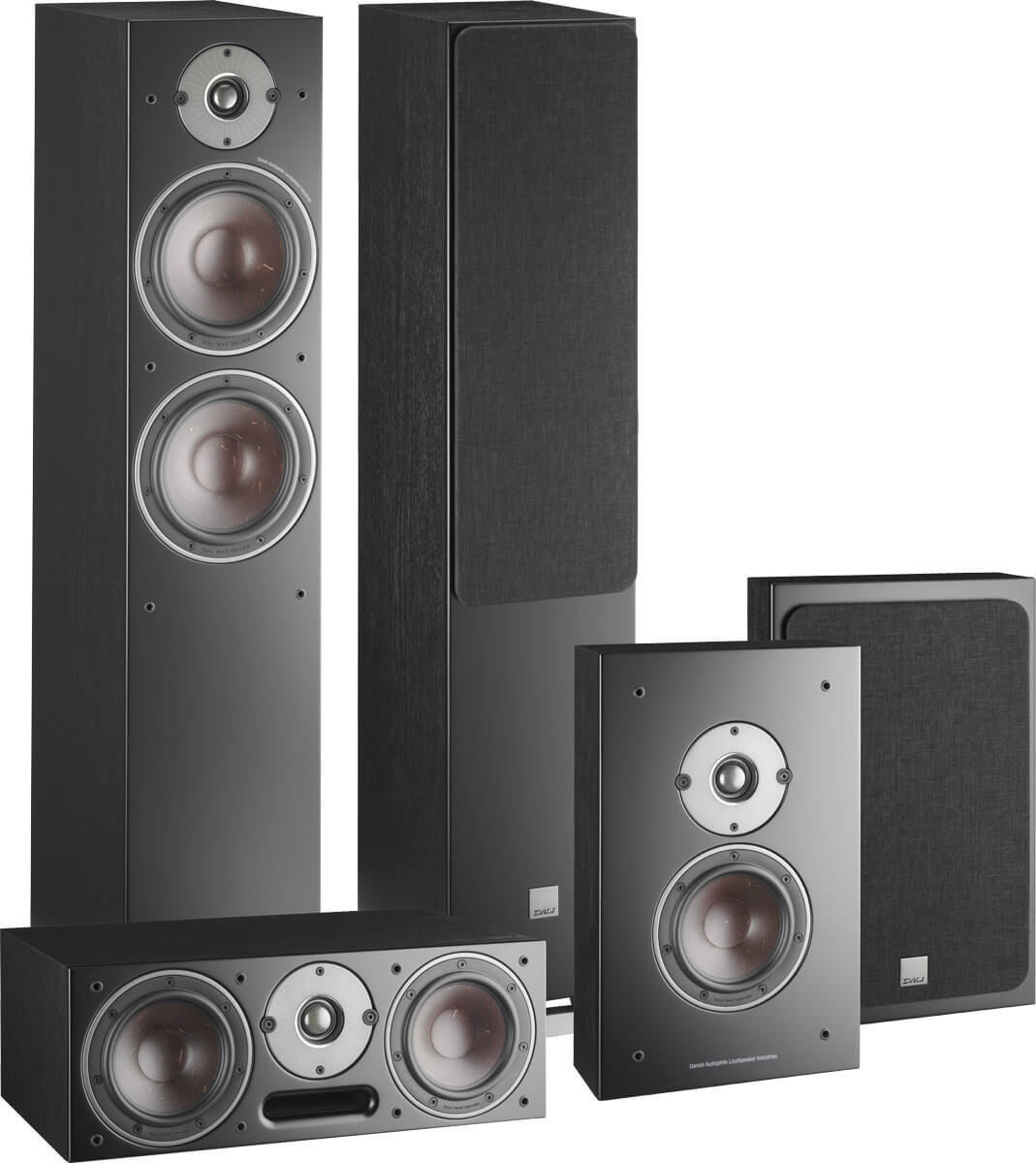 Packs d'enceintes grand spectacle Dali Oberon 7 HCM 5.0 Noir