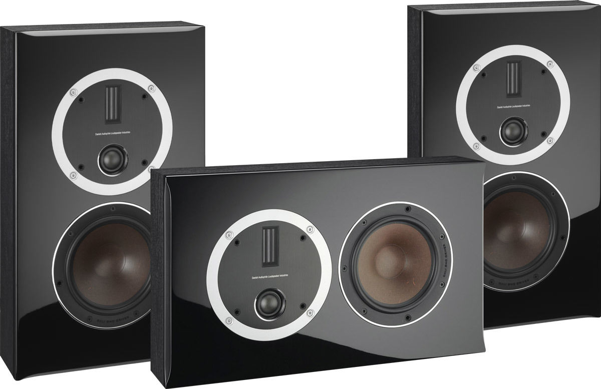 Enceintes cinéma Dali Opticon LCR Noir (lot de 3)