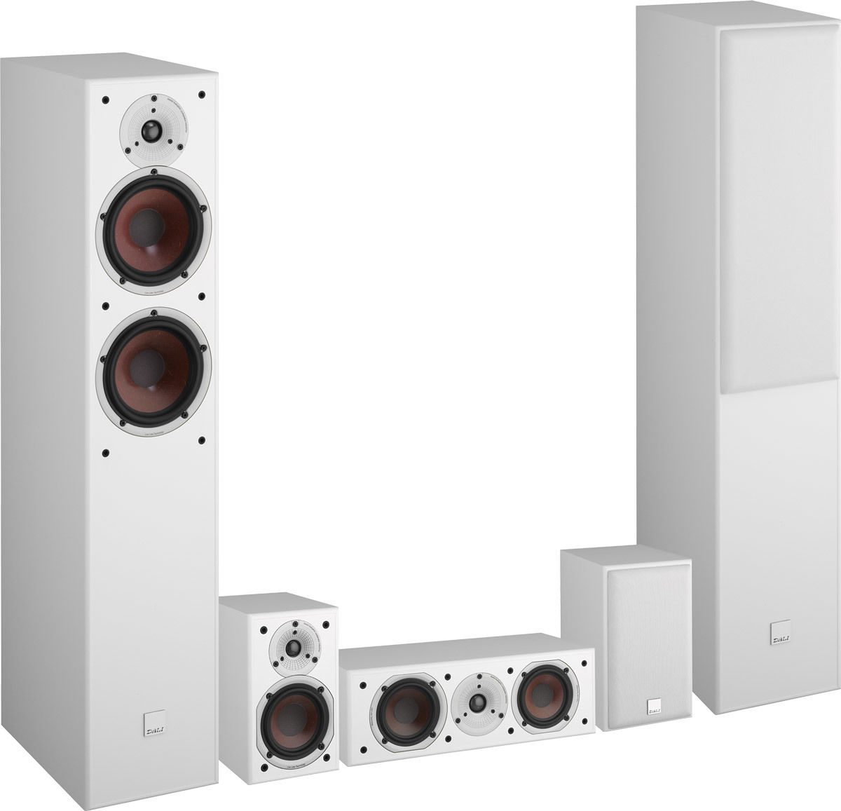 Packs d'enceintes grand spectacle Dali Spektor 6 System Blanc