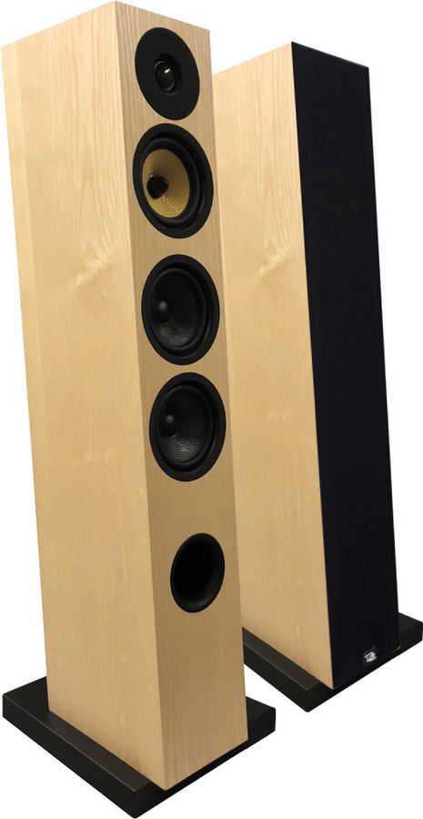 Enceintes colonne Davis Acoustics Courbet N°5 Chêne Clair