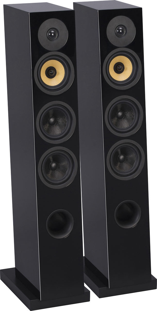 Enceintes colonne Davis Acoustics Courbet N°5 Black piano