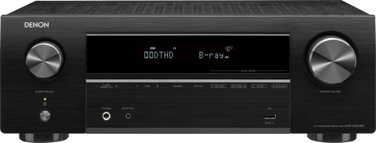 Denon AVR-X550BT - Amplis home-cinéma sur Son-Vidéo.com