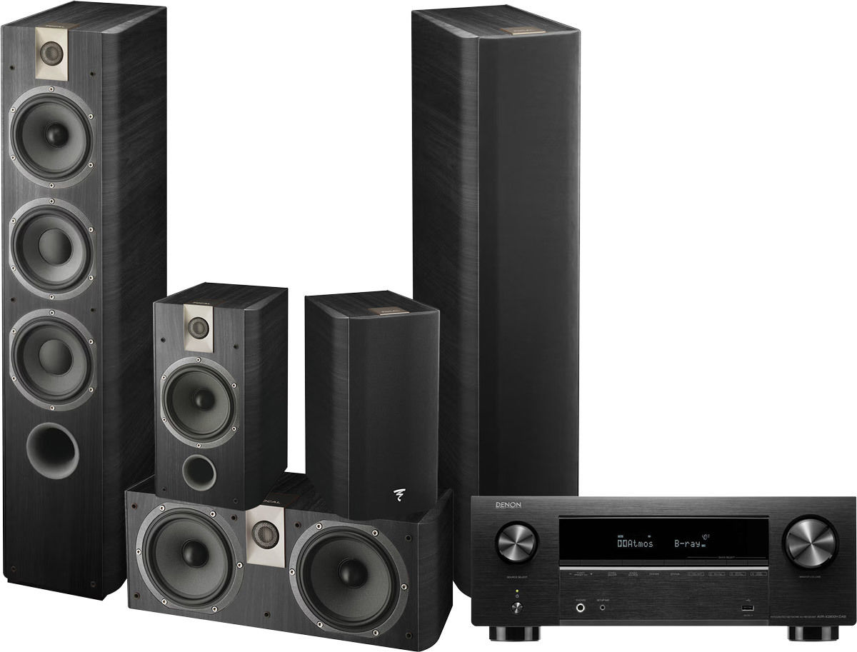 Paire D'Enceintes Denon SC-M40 En Bois - Filaire - 60W RMS - Occasion