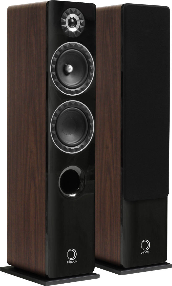 Enceintes connectées hi-fi Elipson Prestige Facet 14F BT Noyer (la paire)