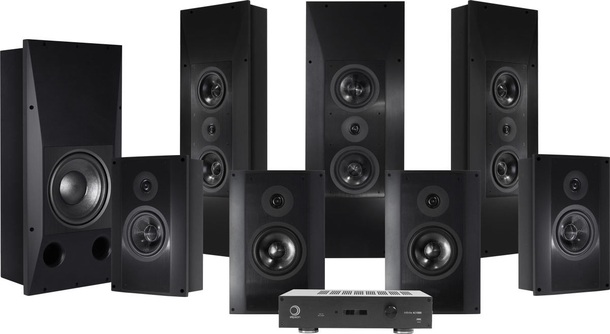 Packs d'enceintes grand spectacle Elipson Infinite 7.1