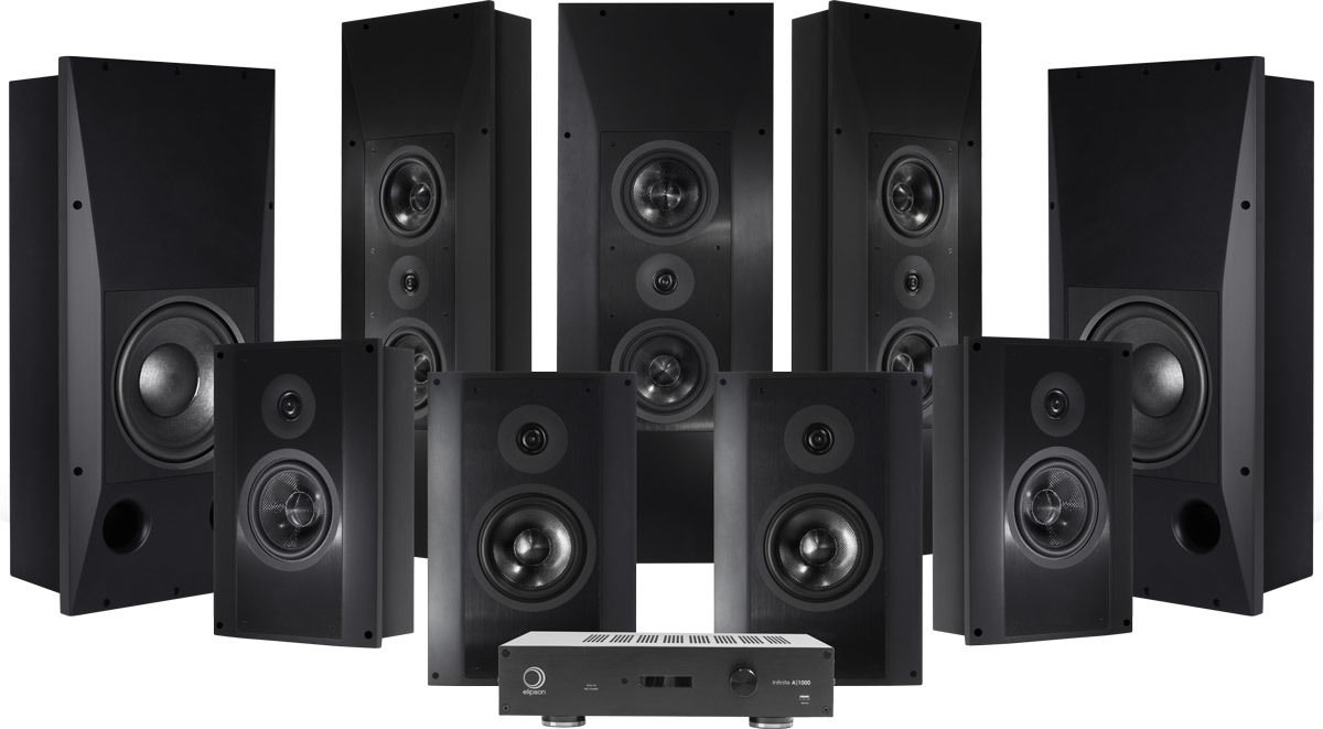 Packs d'enceintes grand spectacle Elipson Infinite 7.2