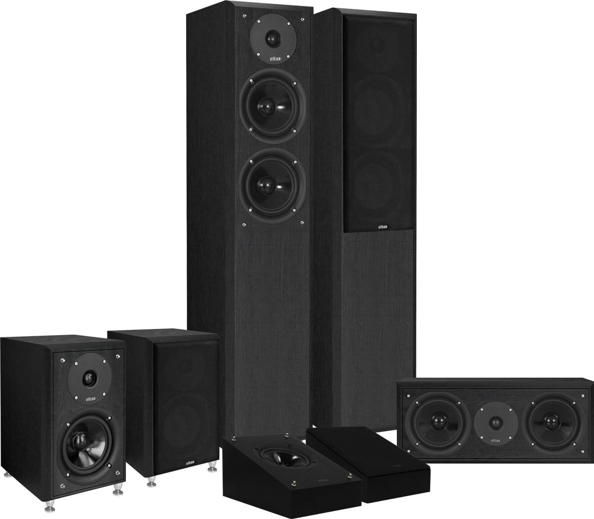 Packs d'enceintes grand spectacle Eltax Monitor 93 HC Atmos Noir