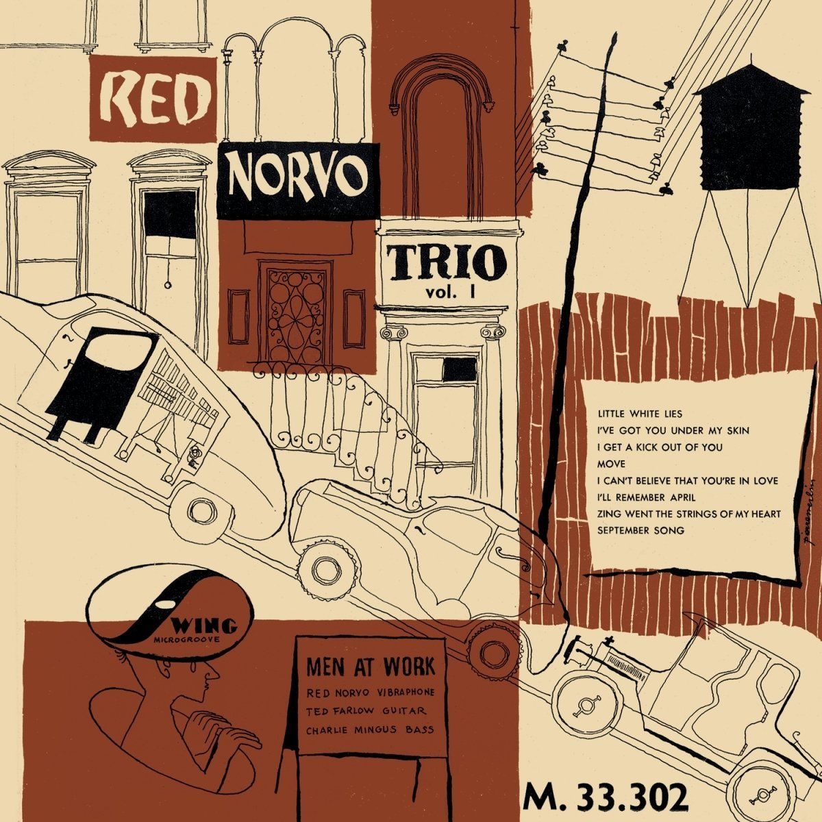 Disques vinyle Rock Pop Epic Records Red Norvo Trio - Men at Work Vol. 1 (1 LP)