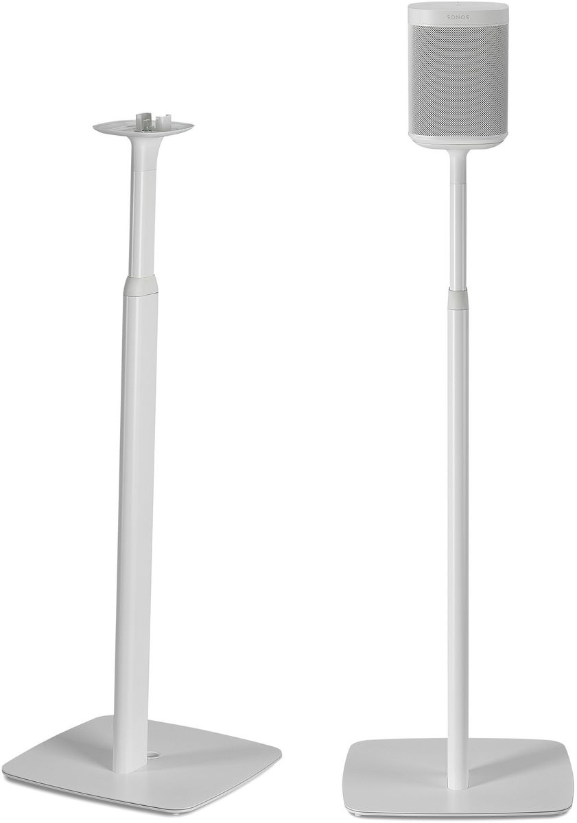 Pieds d'enceintes Flexson Floor Stand Ajustable One et Play:1 ajustable Blanc (la paire)