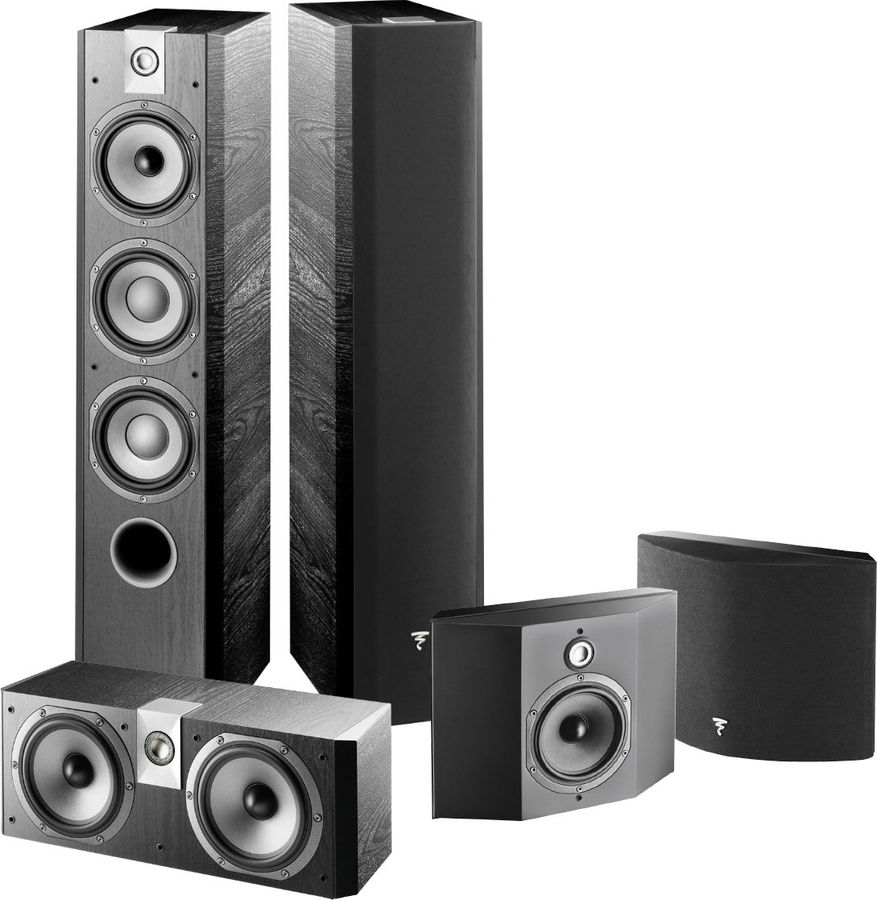 Packs d'enceintes grand spectacle Focal Chorus 726 HCS Bois Noir