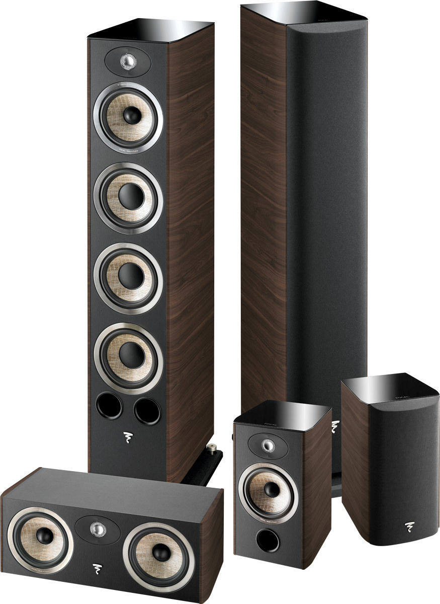 Packs d'enceintes grand spectacle Focal Aria 936 HCM System Noyer foncé