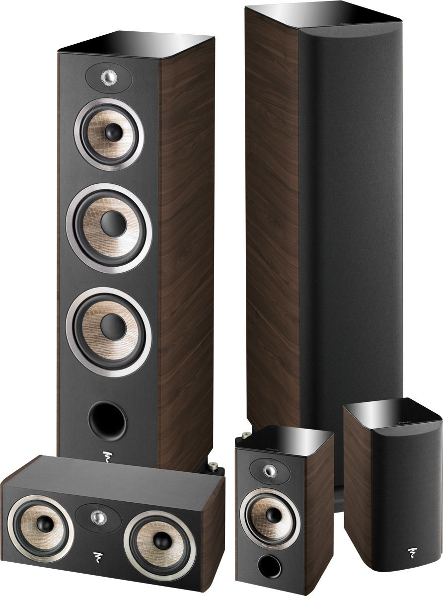 Packs d'enceintes grand spectacle Focal Aria 948 HCM System Noyer foncé